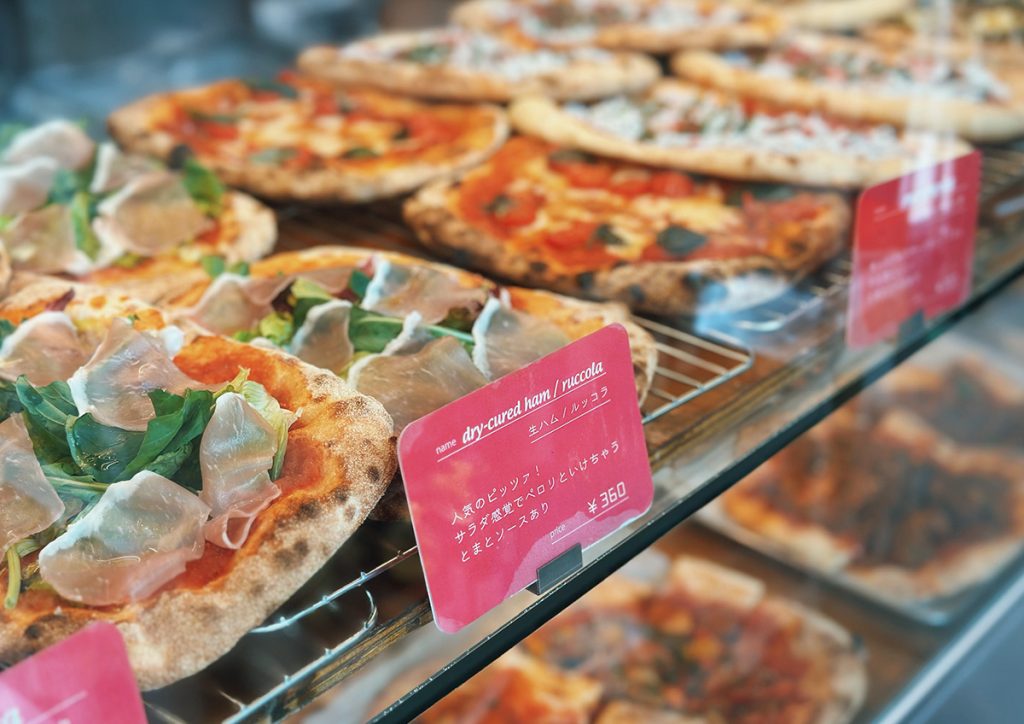 VOLTA うめきたグリーンプレイス店のピザ